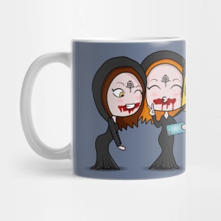 Dimitrescu daughters selfie Mug